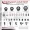 Service Caster Cooking Performance Group 369CASTER4 Replacement Caster Set with Brakes-, 4PK COO-SCC-20S514-PPUB-BLK-2-TLB-2 - alternate 3